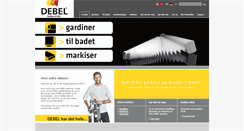 Desktop Screenshot of debel.dk
