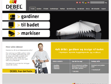 Tablet Screenshot of debel.dk